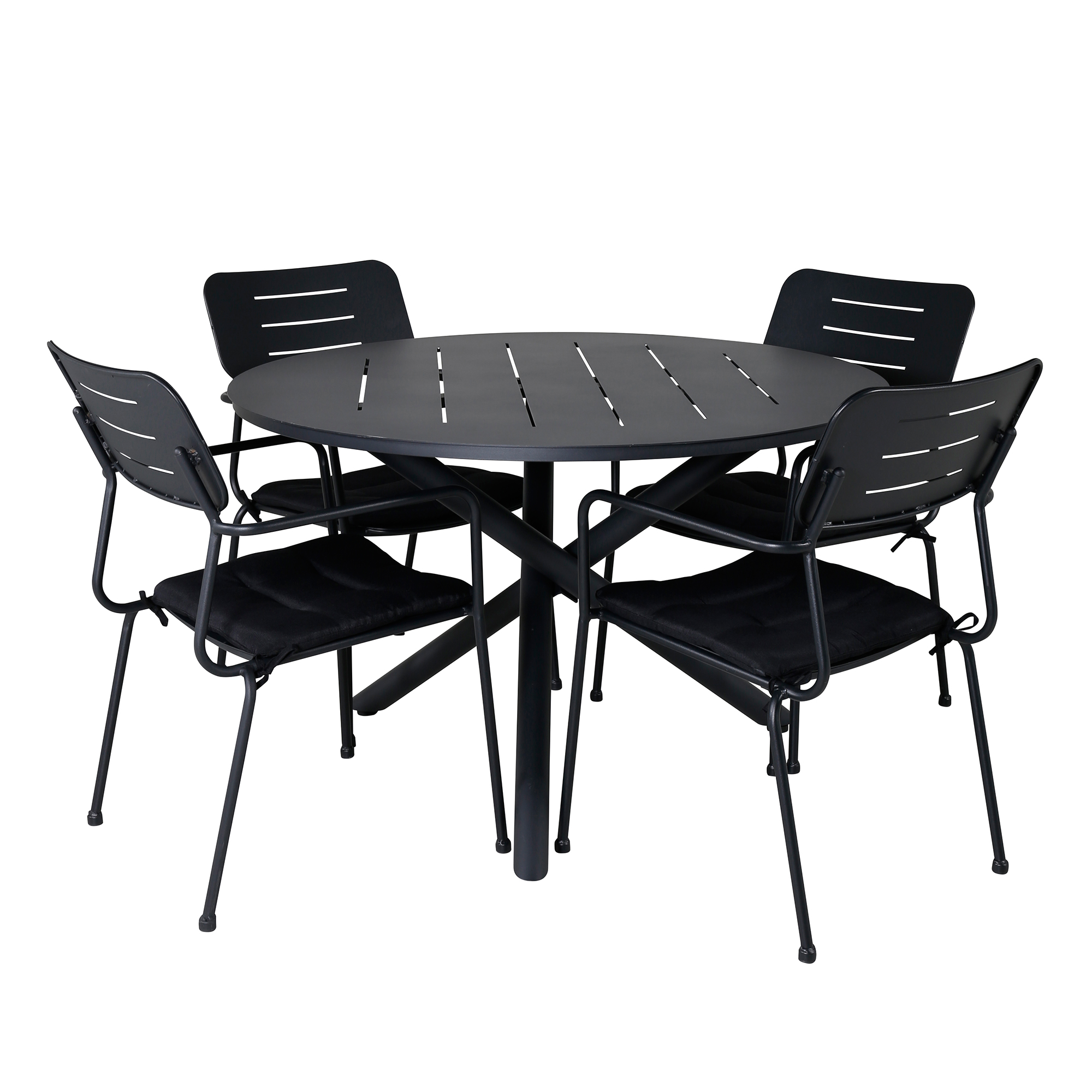 Matgrupp Venture Home Ande med 4 Nemo Matstolar