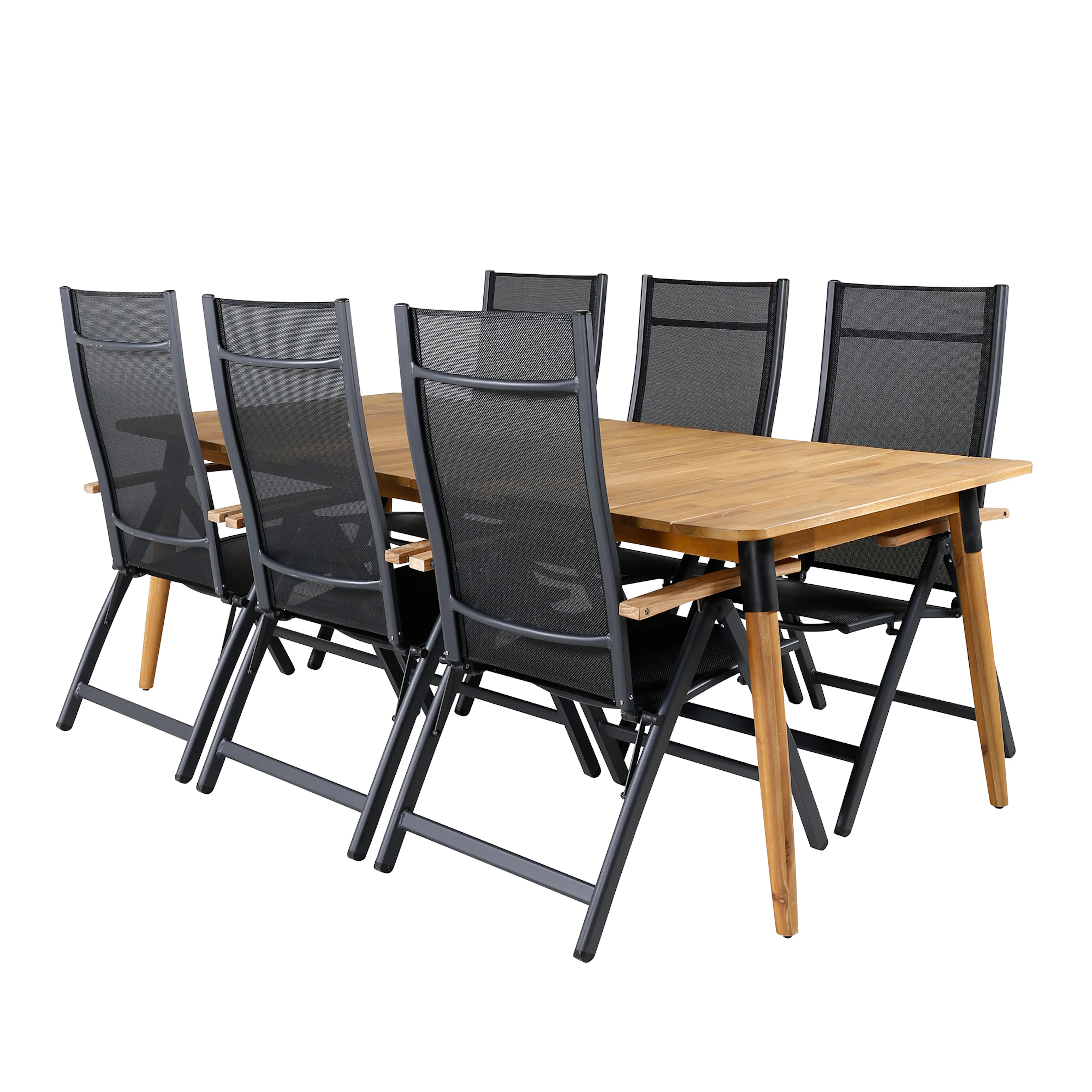 Matgrupp Utomhus Venture Home Julle med 6 Poda Trädgårdsstolar