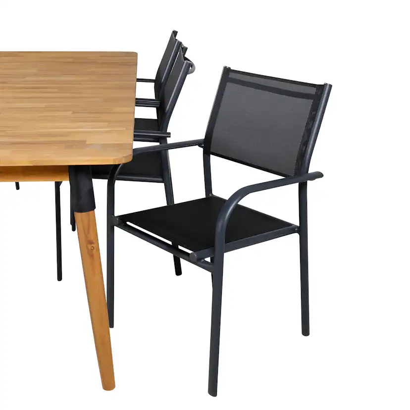 Matgrupp Utomhus Venture Home Julle med 6 Simba Trädgårdsstolar