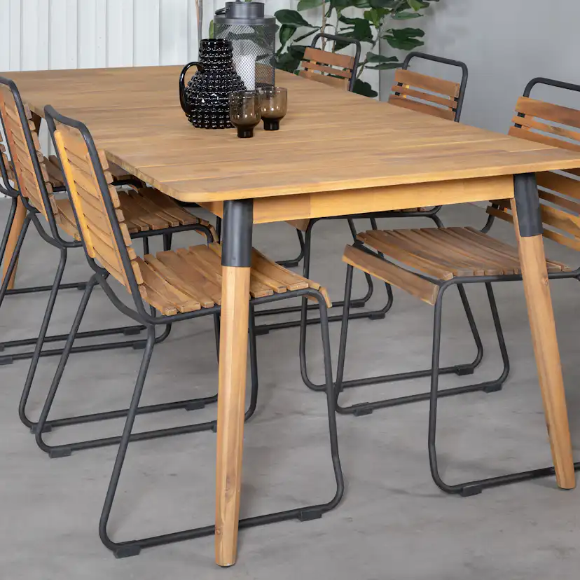 Matgrupp Utomhus Venture Home Julle med 6 Boy Trädgårdsstolar