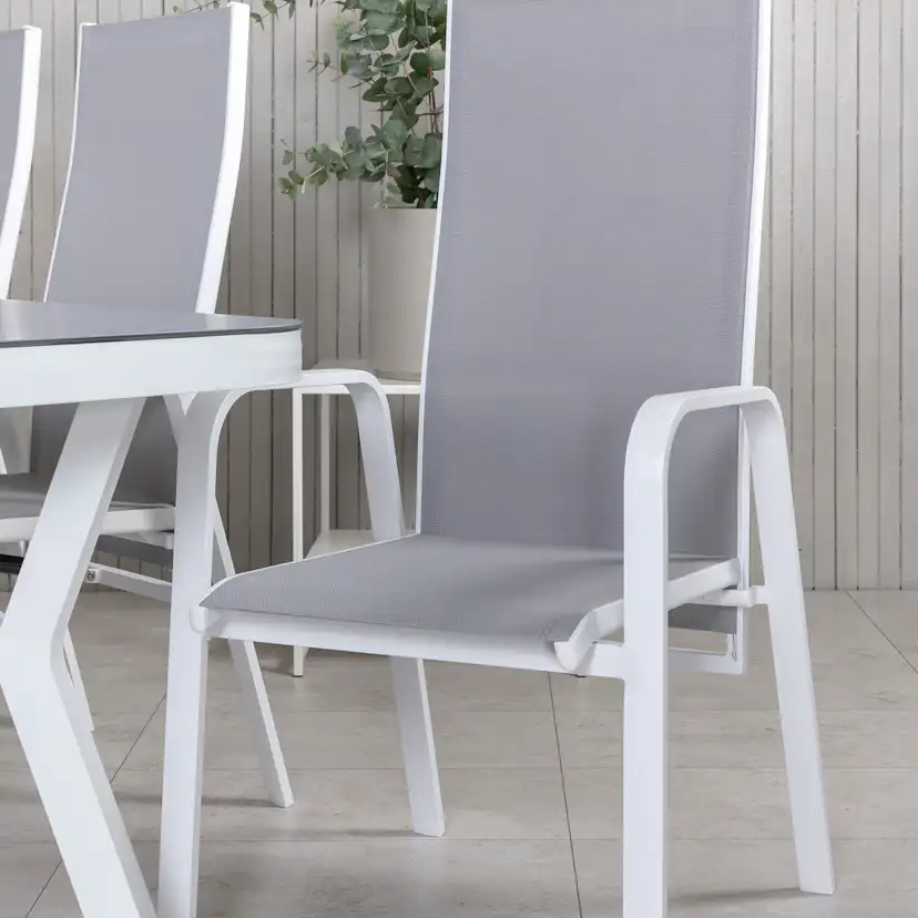 Matgrupp Utomhus Venture Home Virya 160x90 med 6 Copacabana ReclinerTrädgårdsstolar