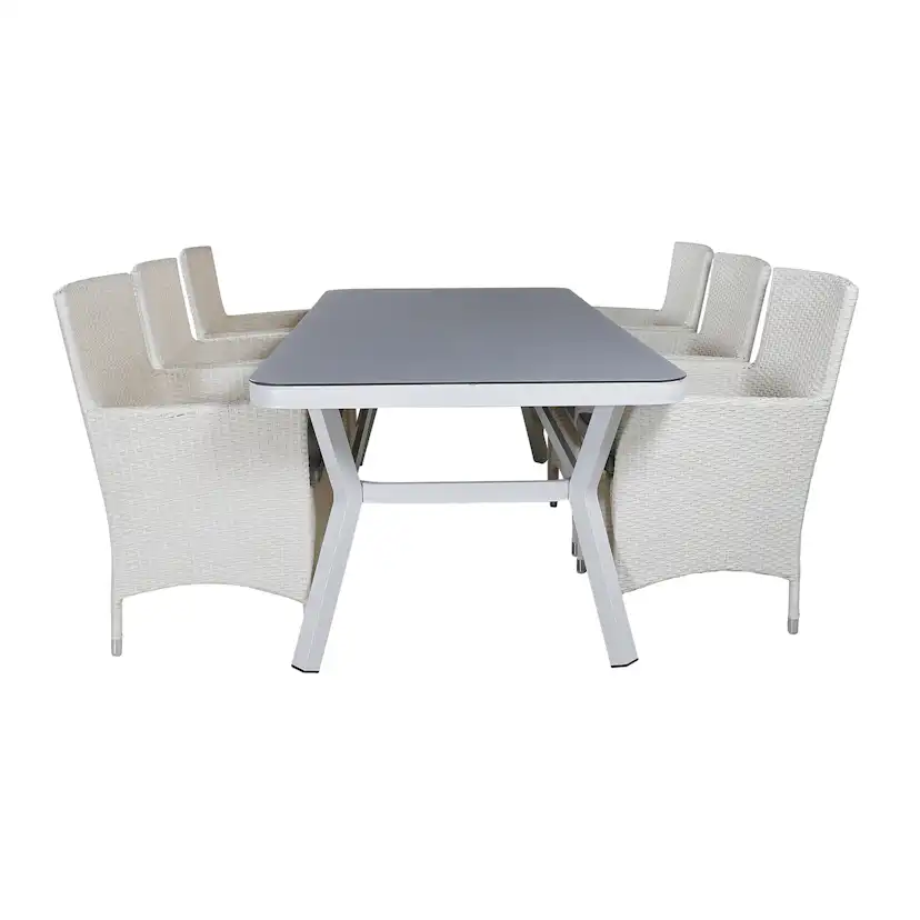 Matgrupp Venture Home Virya med 6 Malin Karmstolar