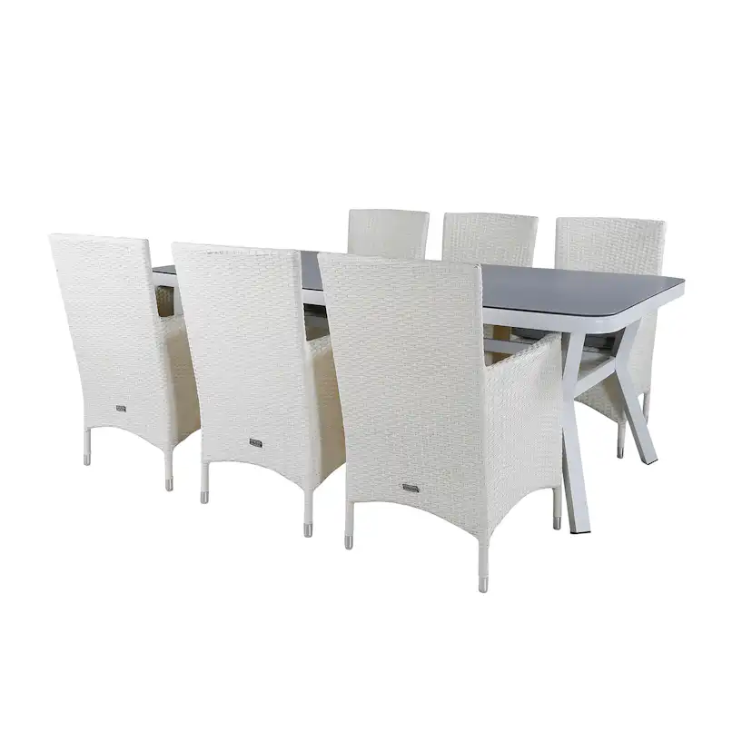 Matgrupp Venture Home Virya med 6 Malin Karmstolar