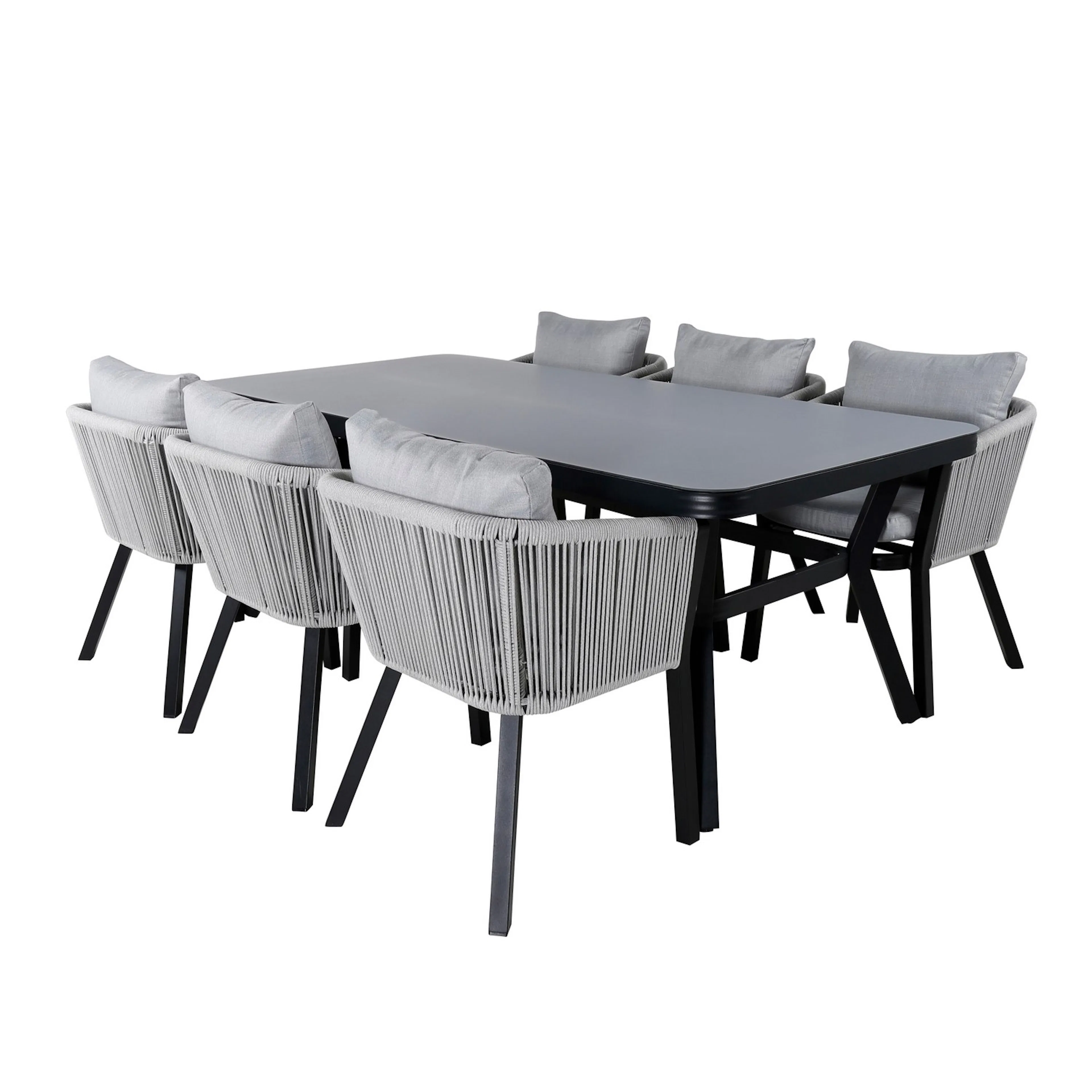 Matgrupp Venture Home Vyn med 6 Vyn Matstolar