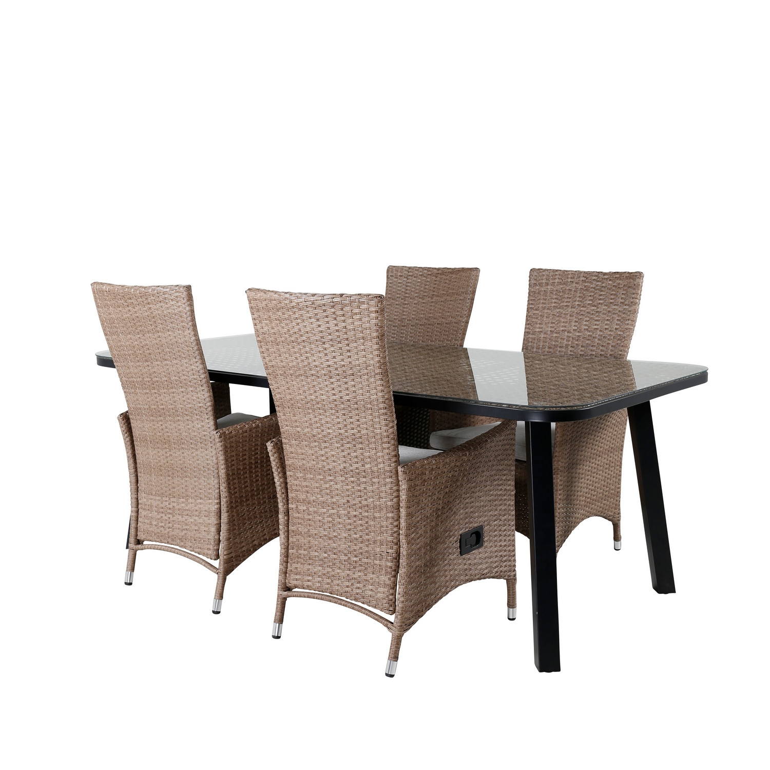 Matgrupp Venture Home Olle med 4 Pam Matstolar