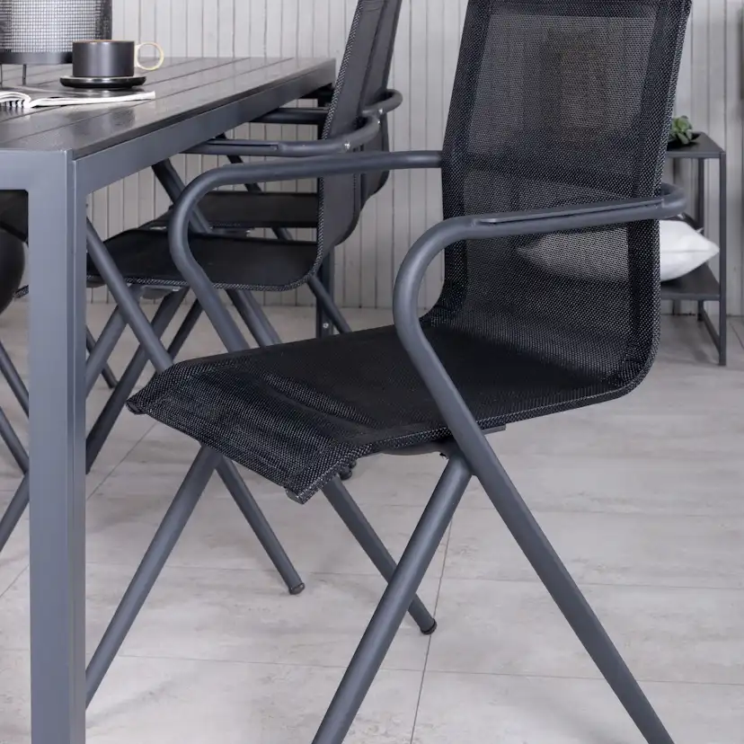 Matgrupp Utomhus Venture Home Break med 6 Alina Trädgårdsstolar