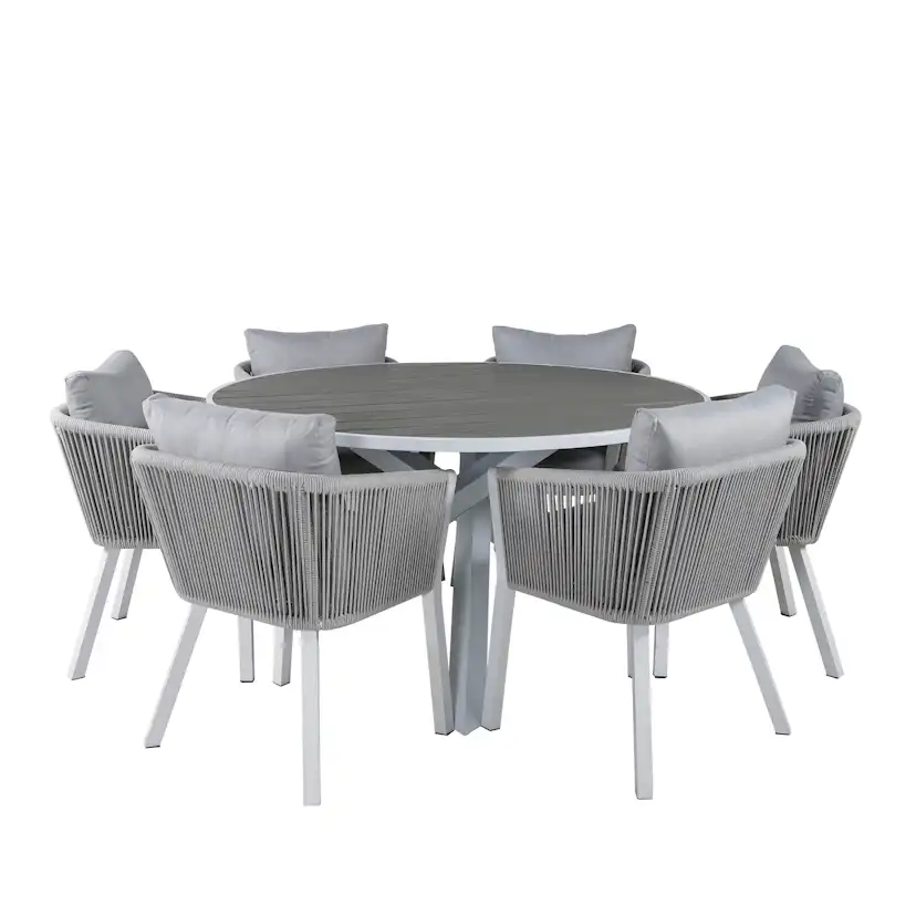 Matgrupp Venture Home Pincy med 6 Virya Matstolar