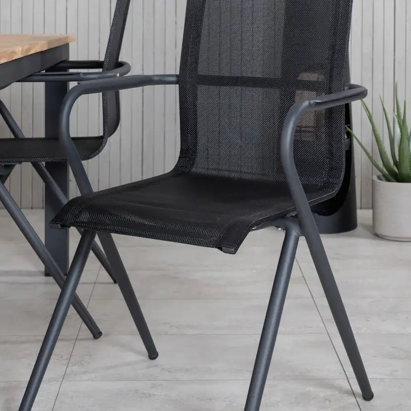 Matgrupp Venture Home Perla med 4 Aspen Matstolar