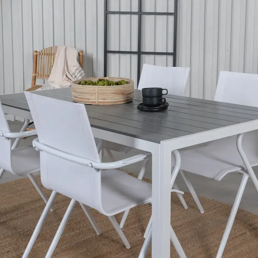 Matgrupp Utomhus Venture Home Bundy med 4 Act Trädgårdsstolar GR21829