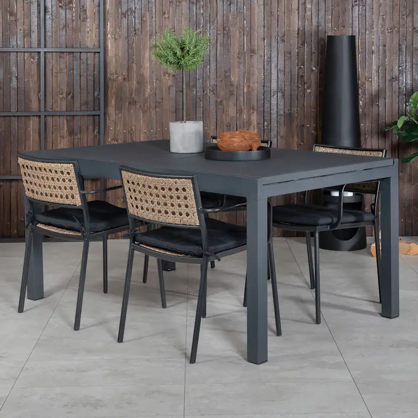 Matgrupp Venture Home Marbella med 4 Poda Stolar