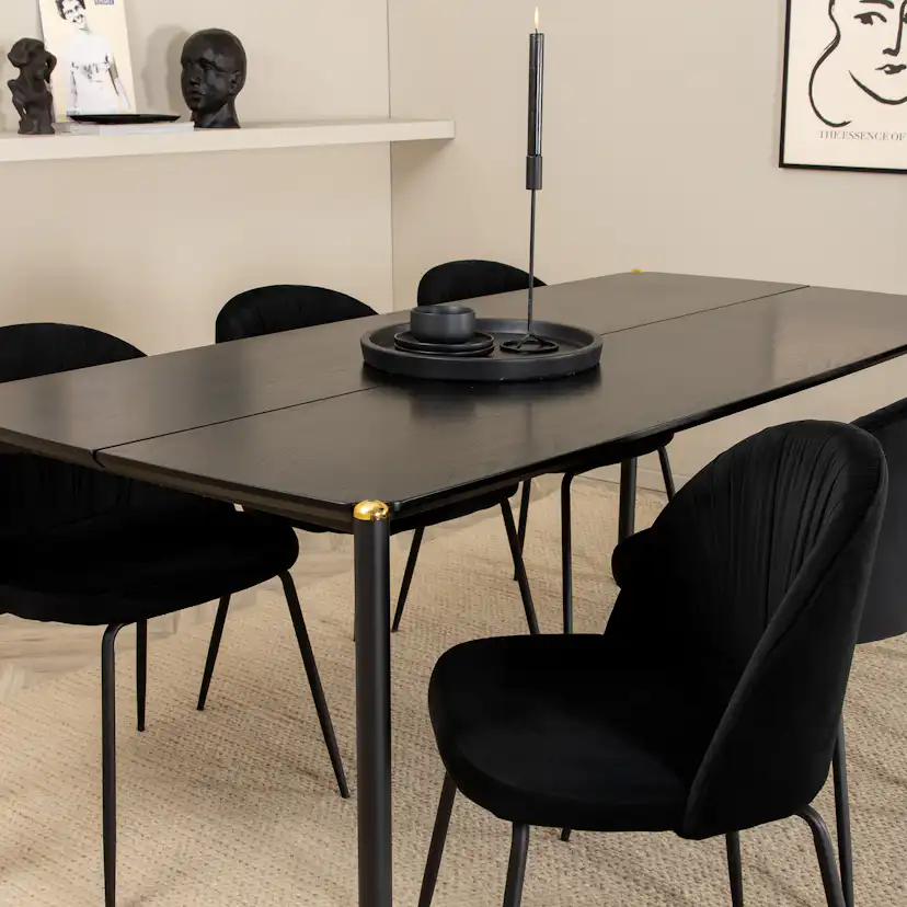 Matgrupp Venture Home Paris med 6 Wrigley Stolar