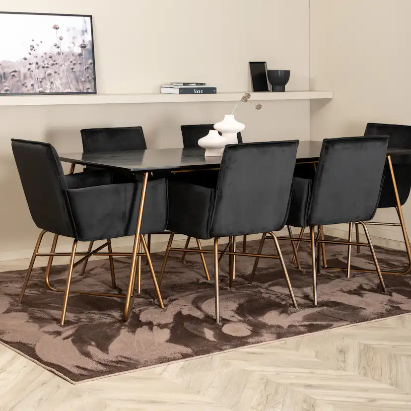 Matgrupp Venture Home Annika med 6 Annika Stolar