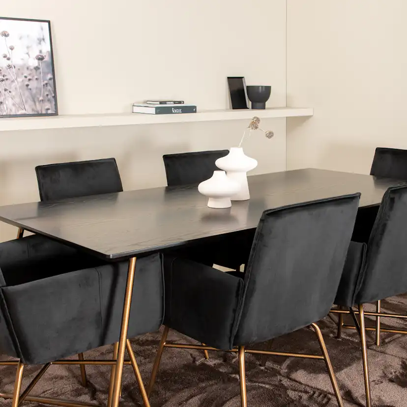 Matgrupp Venture Home Annika med 6 Annika Stolar