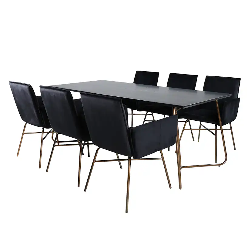 Matgrupp Venture Home Annika med 6 Annika Stolar