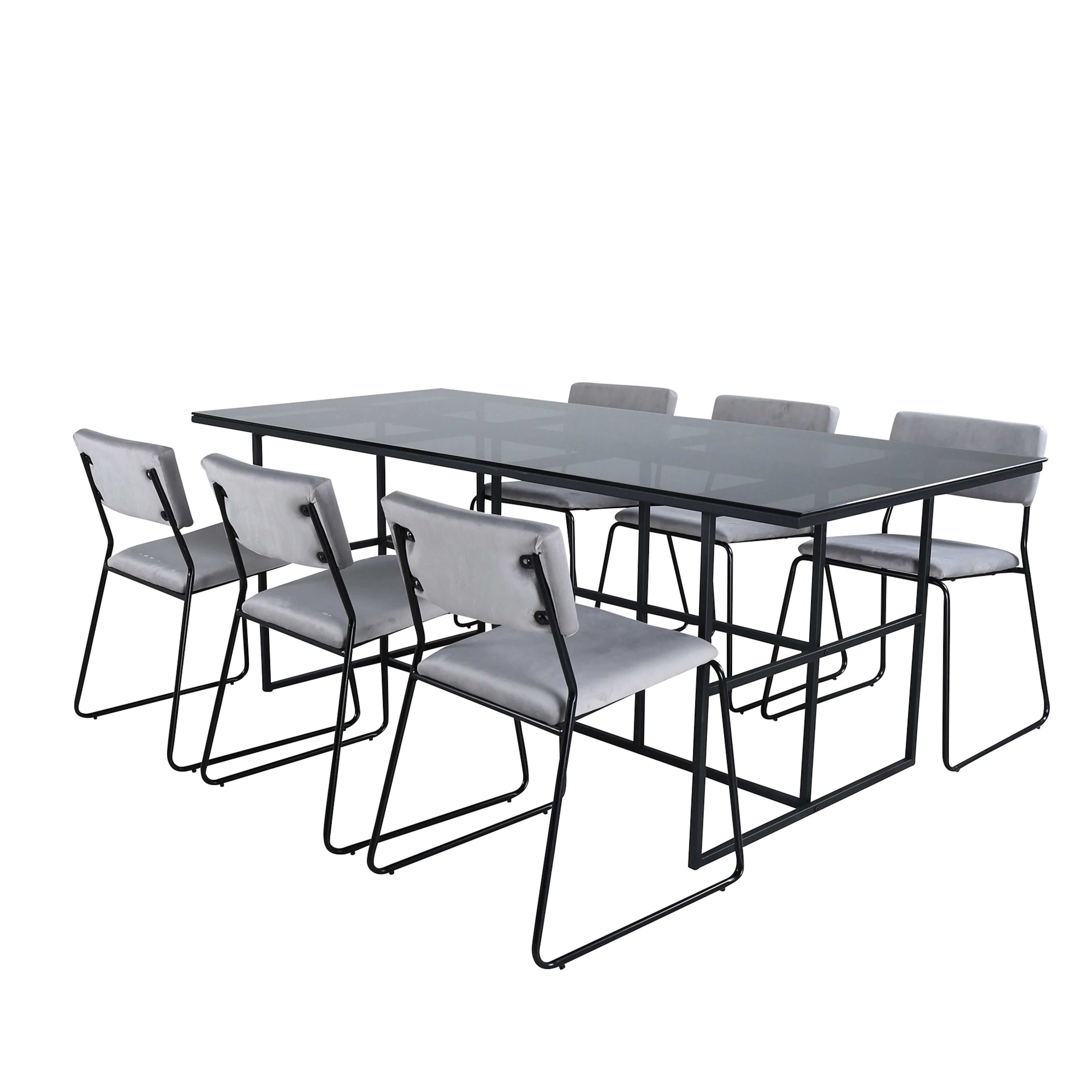 Matgrupp Venture Home Lund med 6 Kungshamn Stolar