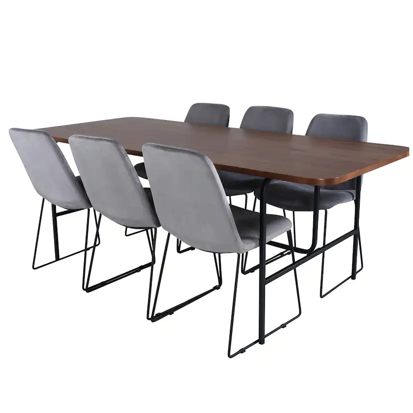 Matgrupp Venture Home Chicago med 6 Muscot Stolar