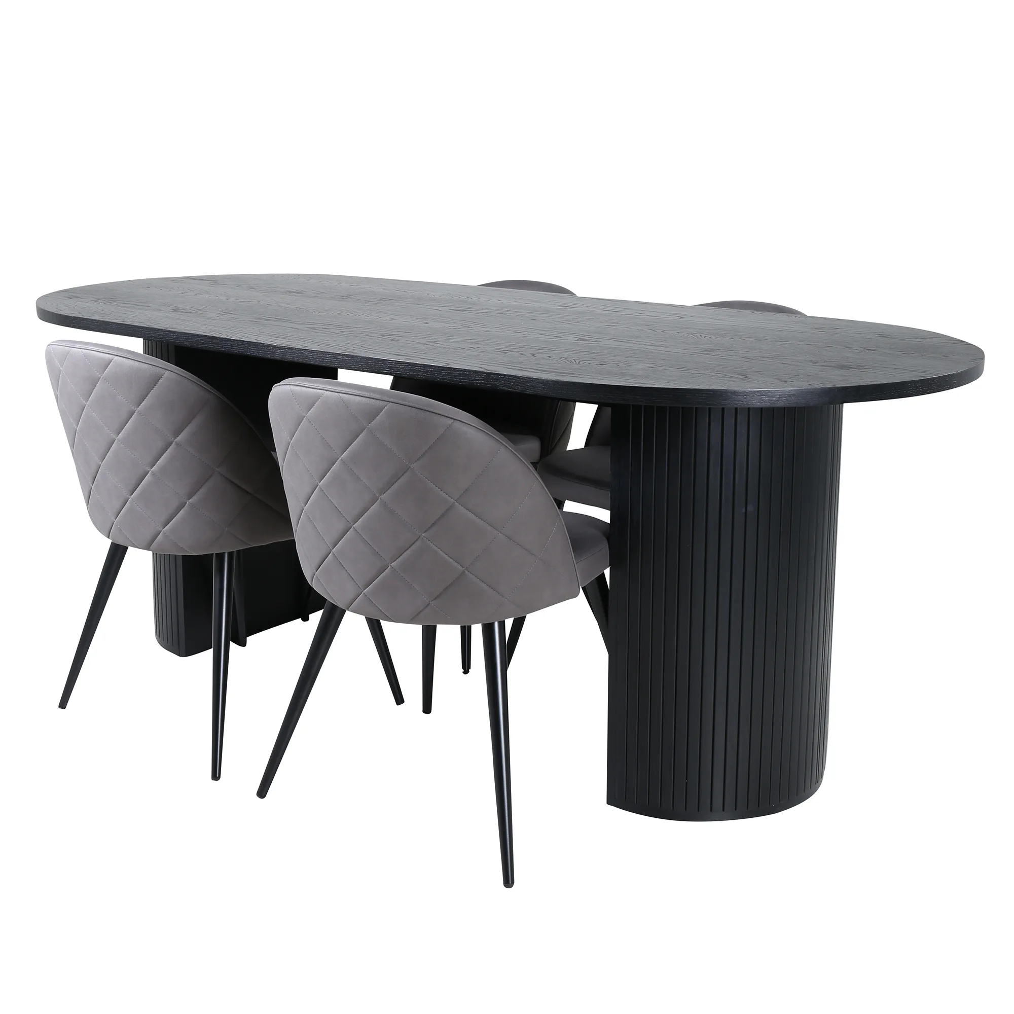 Matgrupp Venture Home Bianca med 4 Valentina Stitcthes Stolar