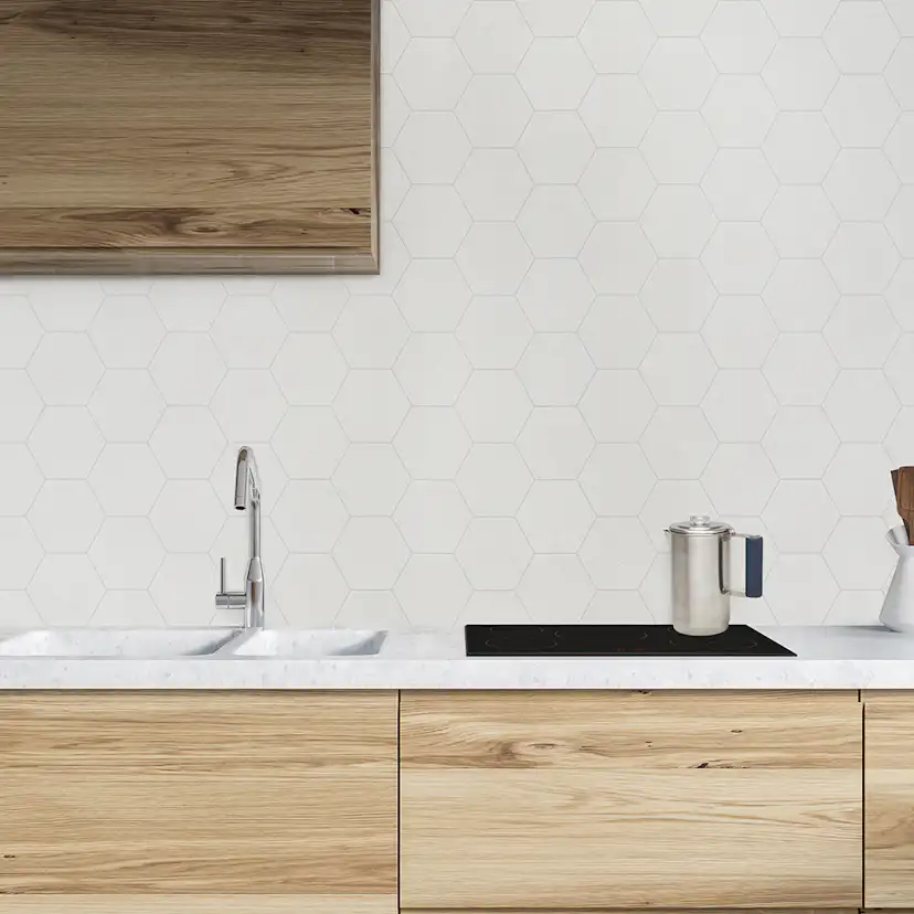 Väggskiva BerryAlloc Kitchen Wall Sandsten Hexagon