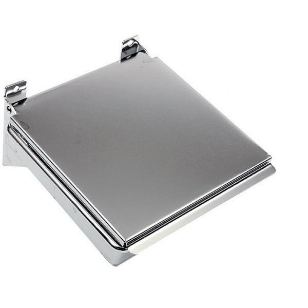 Sanitetspåshållare Habo 175x165 mm Förkromat Stål