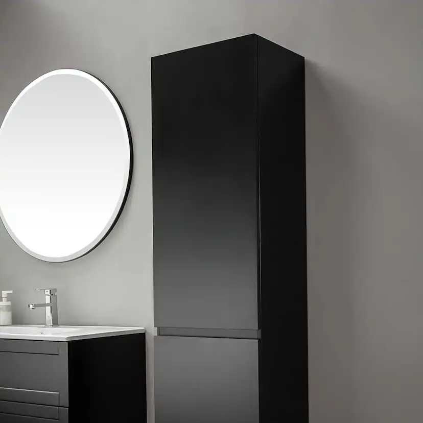 Sidoskåp Bathlife Eufori Svart