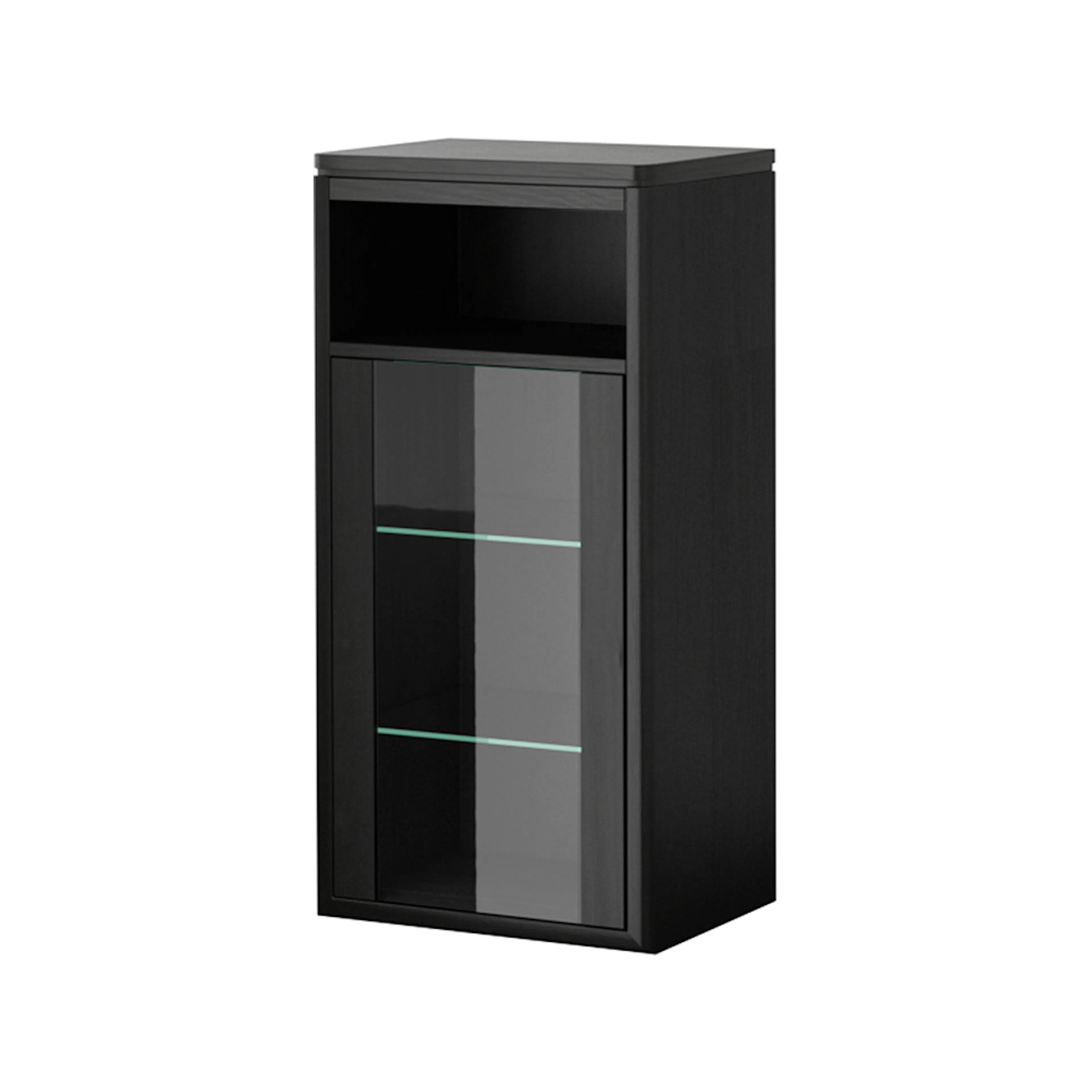 Sidoskåp DuoBad Vilan med Klarglasdörr