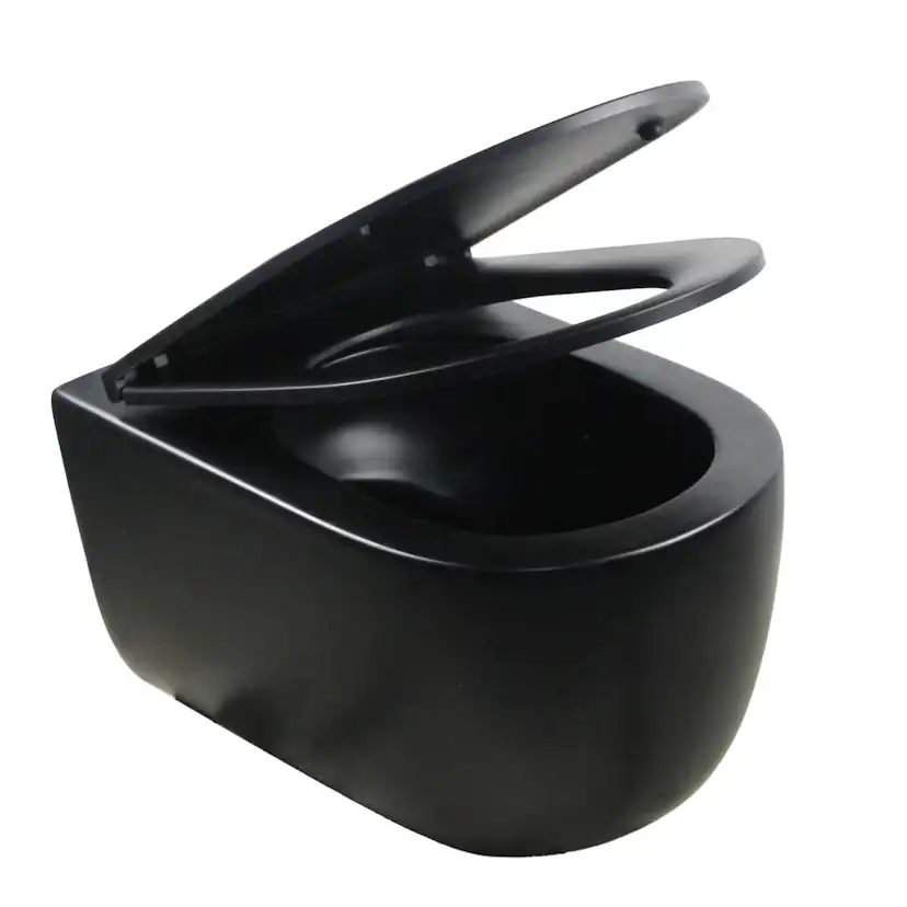 Vägghängd Toalettstol Macro Design Silent Rimless med Tornadospolning