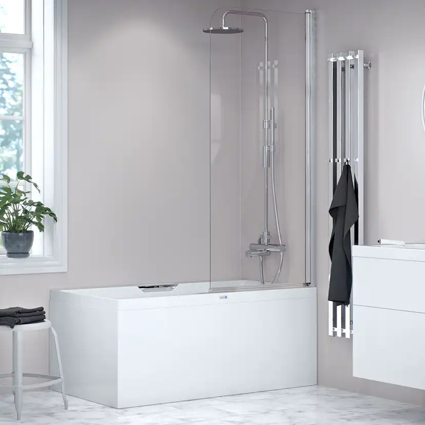 Sittbadkar Nordhem Höllviken Vit Enkel Rygglutning