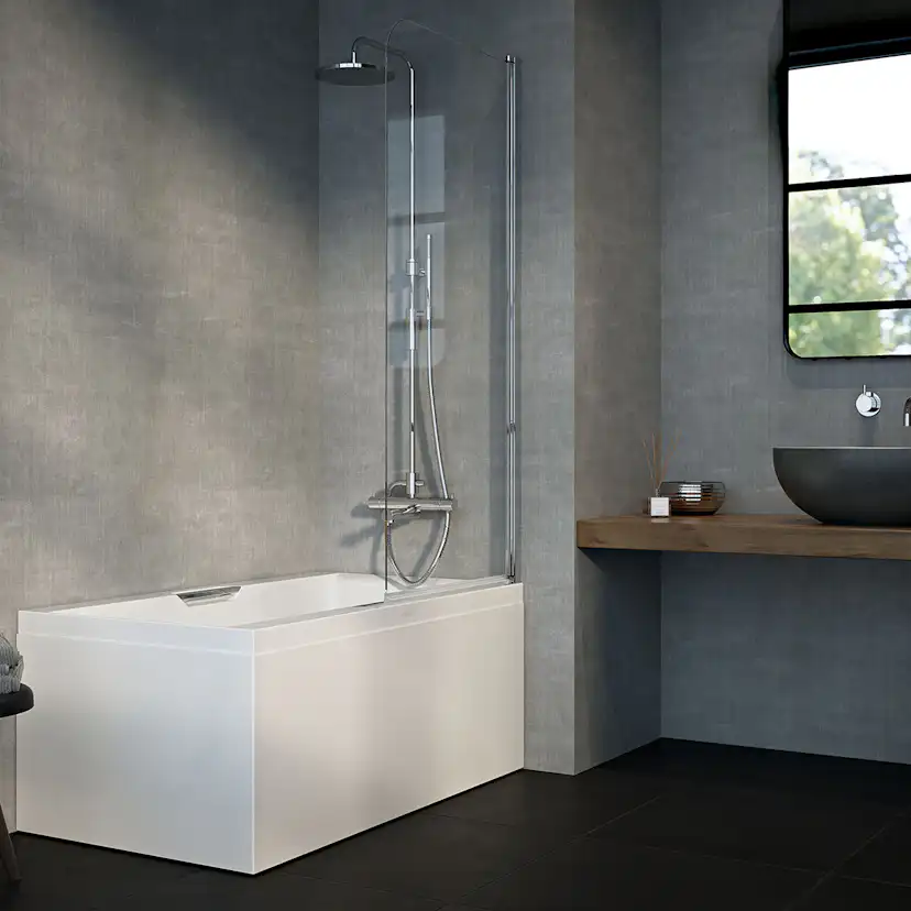 Sittbadkar Nordhem Höllviken Vit Enkel Rygglutning