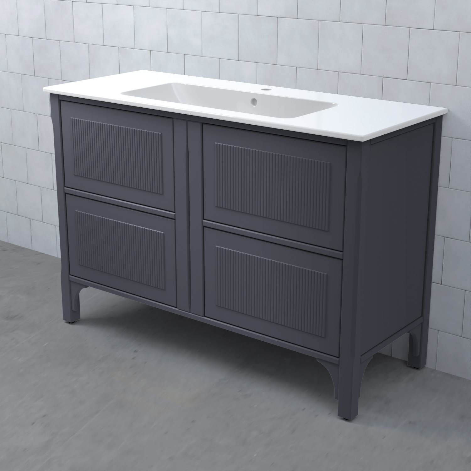 Tvättställsskåp Björbo Badrum Saga Enkel 1200