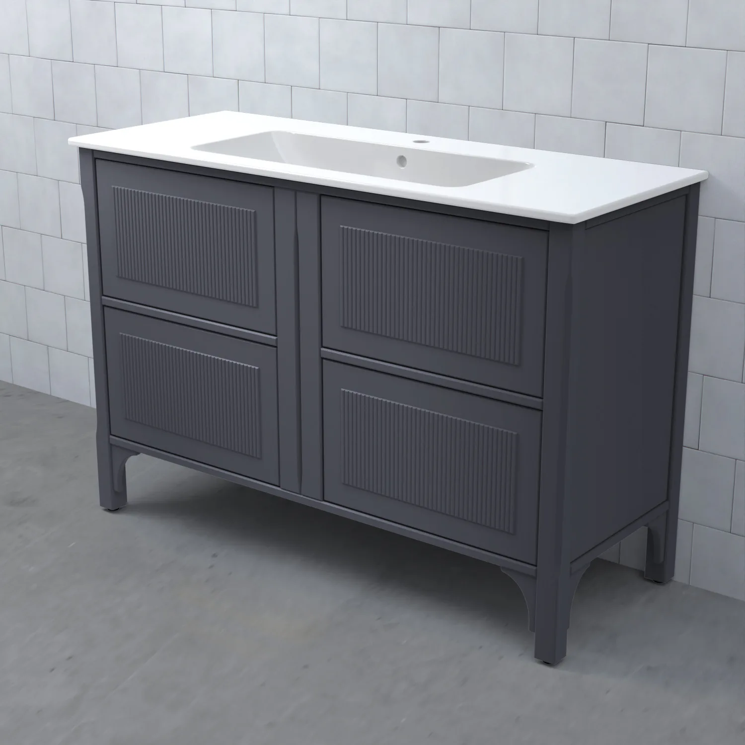 Tvättställsskåp Björbo Badrum Saga Enkel 1200