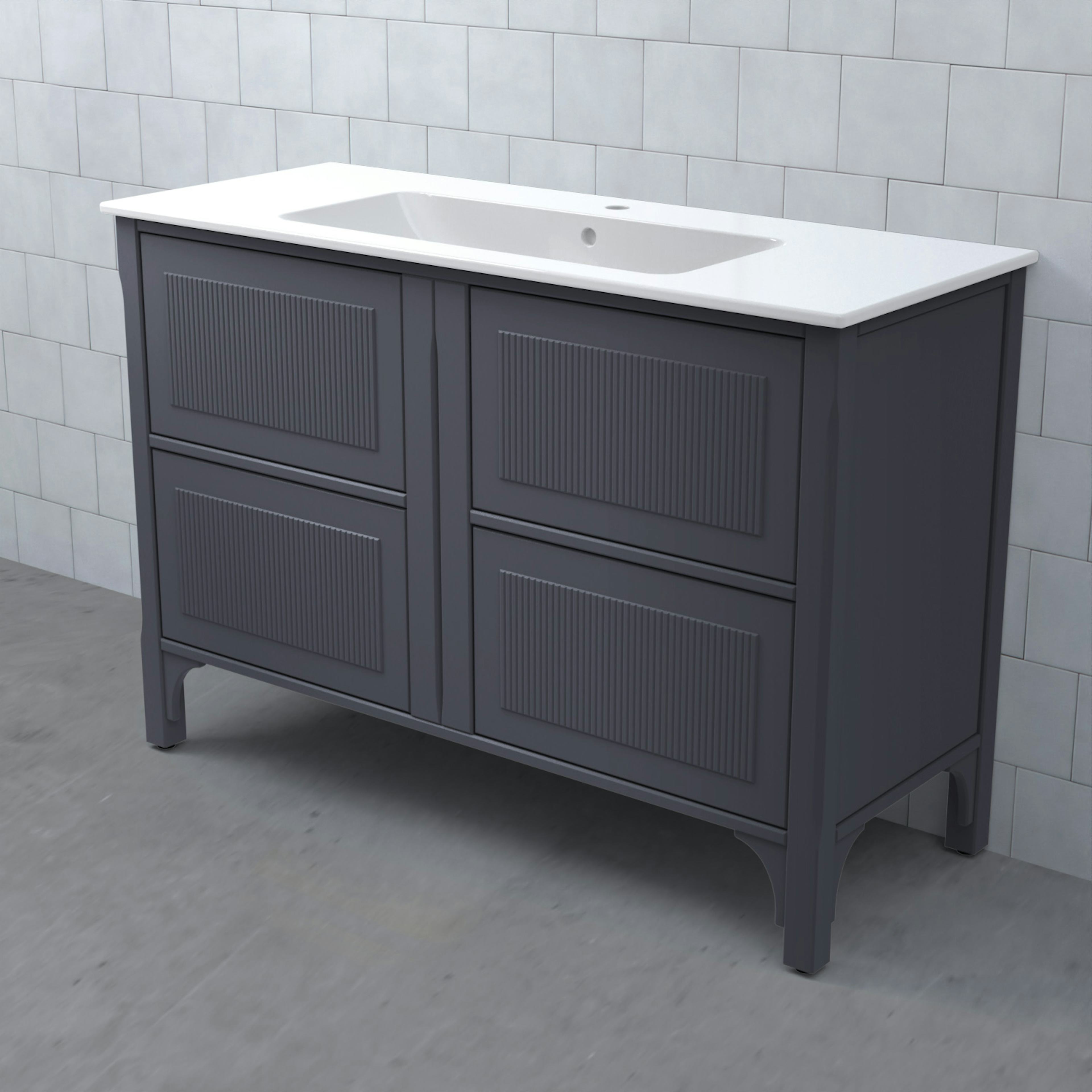 Tvättställsskåp Björbo Badrum Saga Enkel 1200