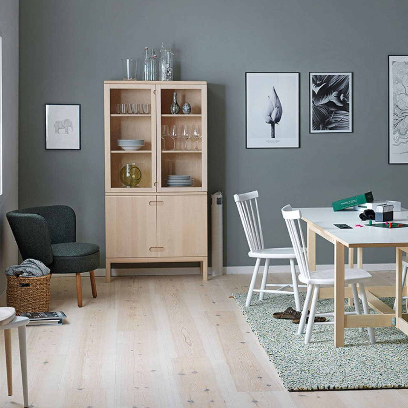 Parkettgolv Rappgo Furu 14x180x2200mm Vitvax