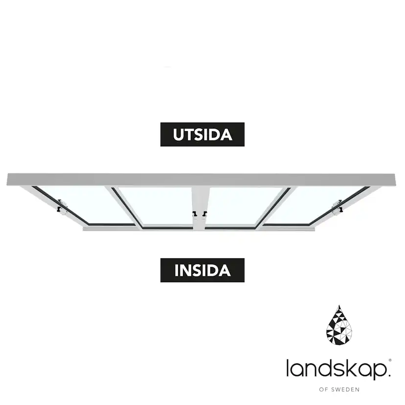 Skjutdörr Landskap Robust Vår och höst 2+2