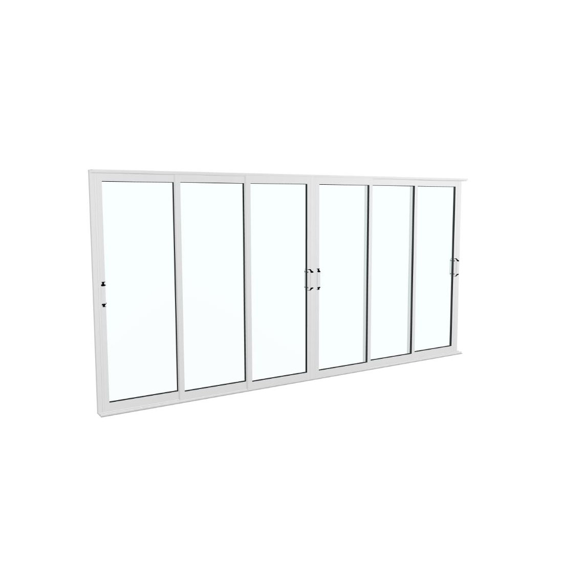 Skjutdörr Landskap Robust Vår och höst 3+3