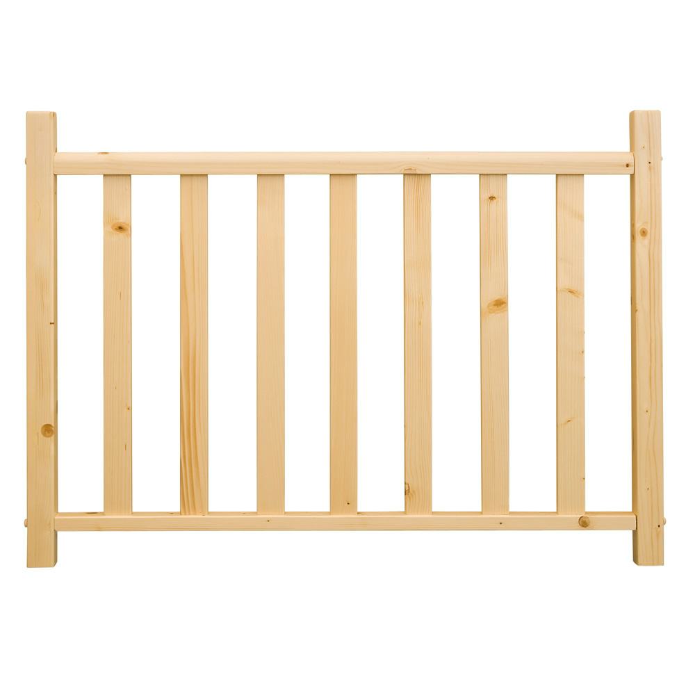 Skyddsräcke Byggera Square Wood