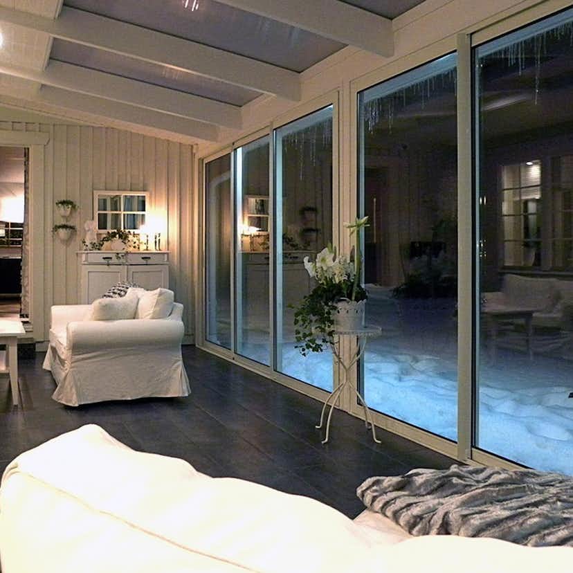 Slagdörr Halle Thermo 2-Glas