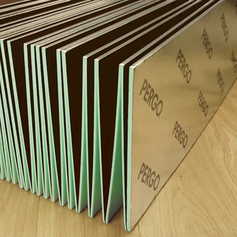 Mellanlägg Pergo Smartunderlay PLUS 15m2 Golvtillbehör med Fuktspärr & Slagljudsisolering