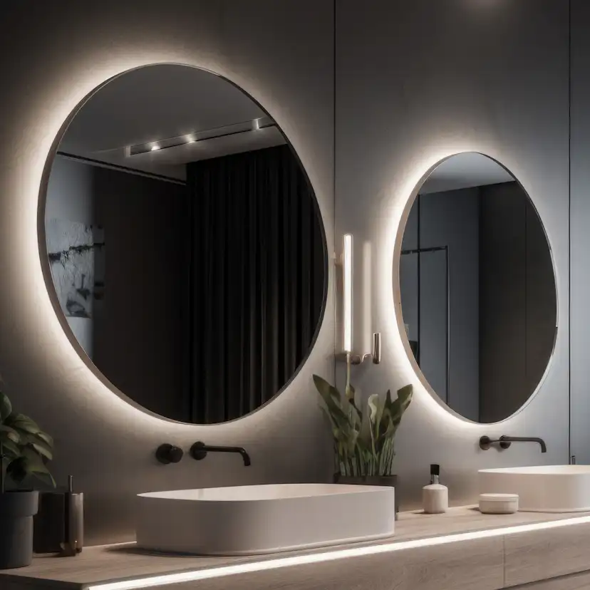 Spegel Vidi Soft med LED-belysning