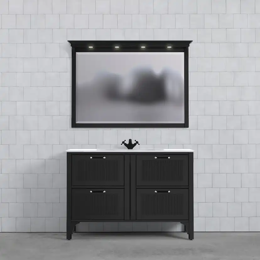 Spegel Björbo Badrum Saga med Belysning