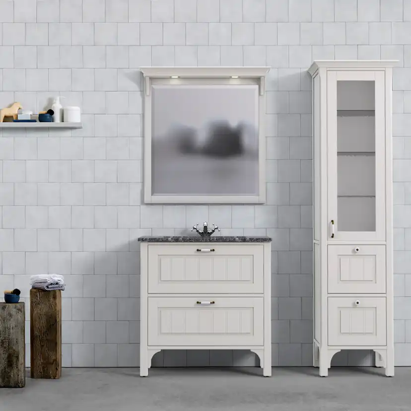 Spegel Björbo Badrum Saga med Belysning