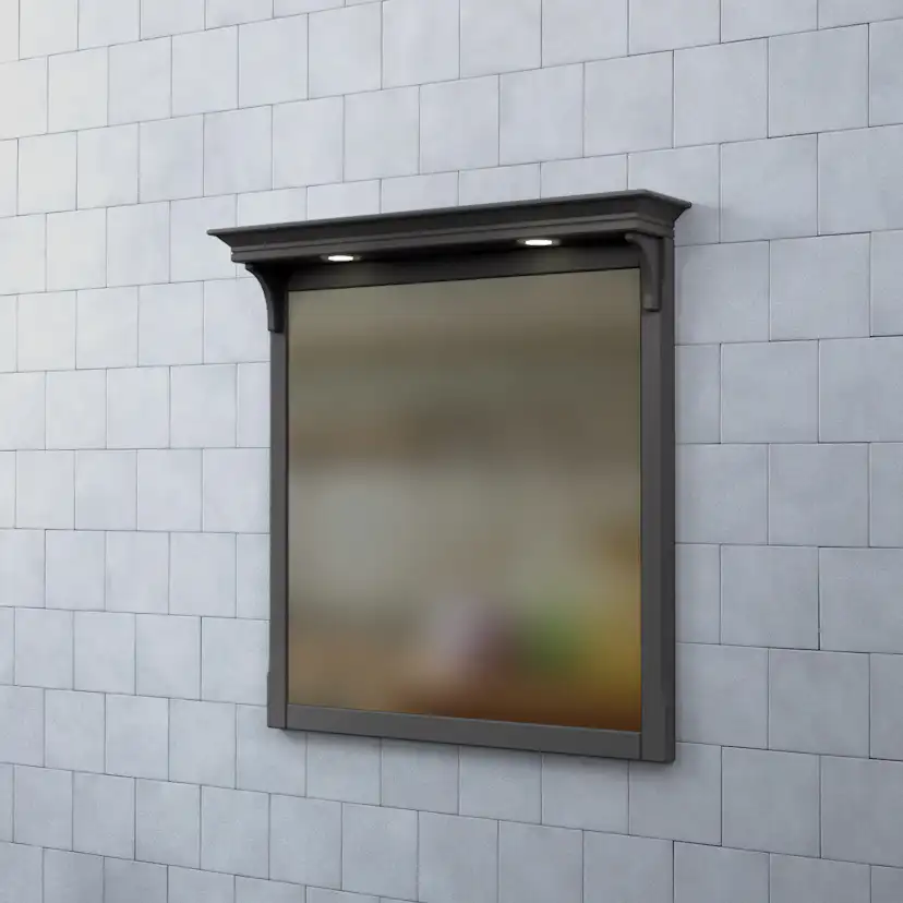 Spegel Björbo Badrum Saga med Belysning