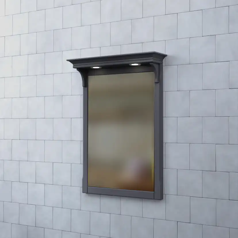 Spegel Björbo Badrum Saga med Belysning