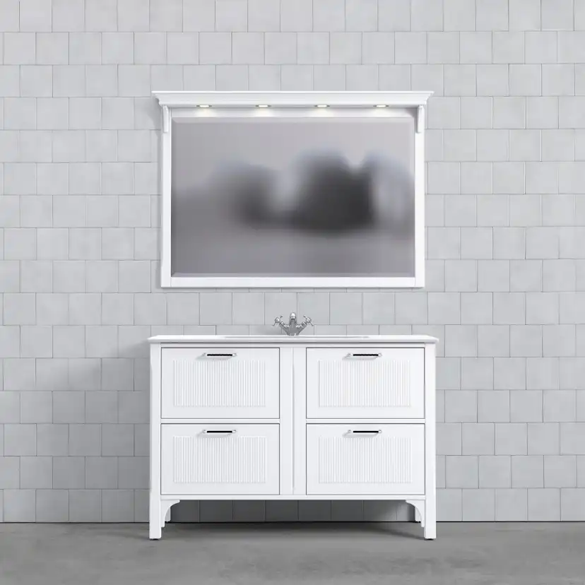 Spegel Björbo Badrum Saga med Belysning