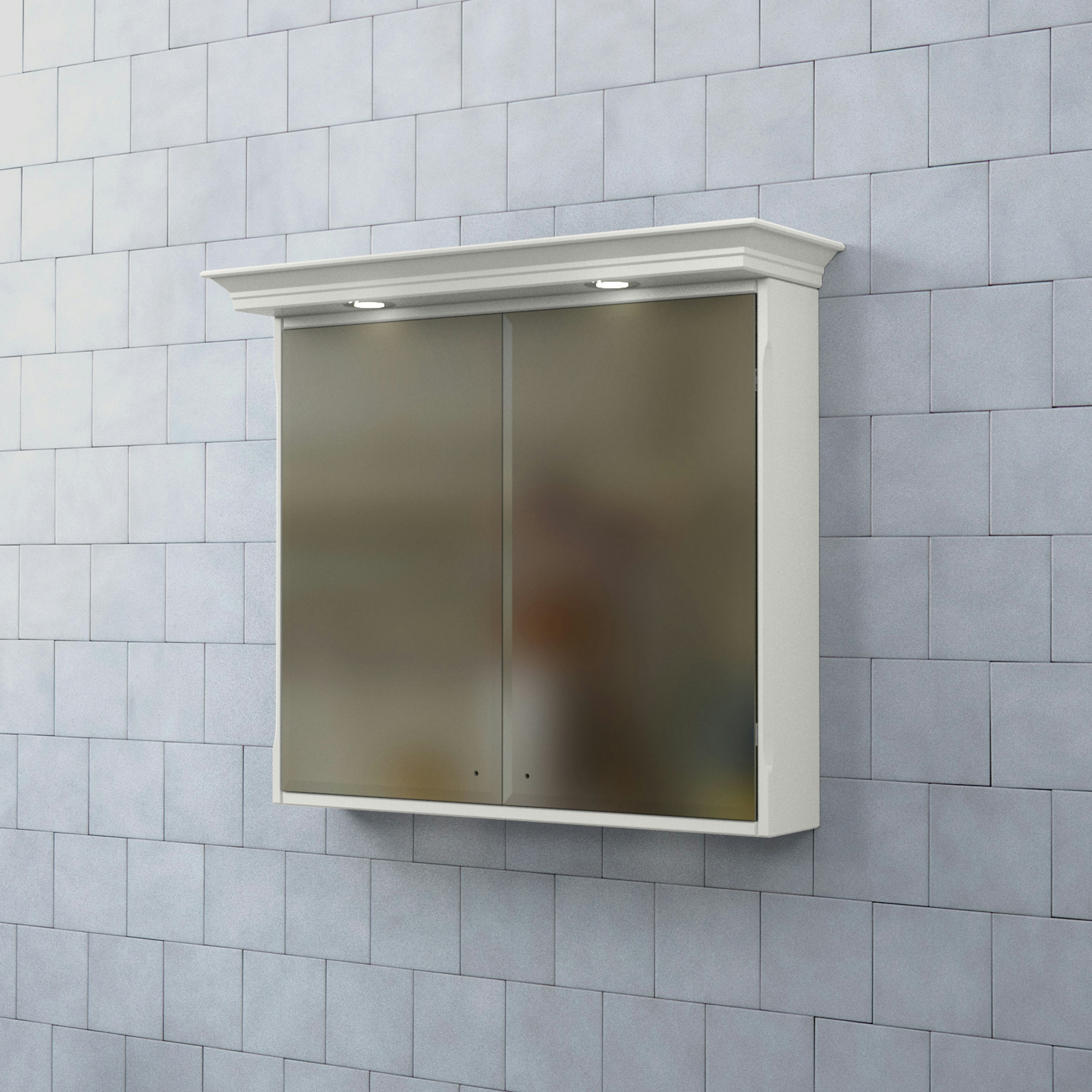 Spegelskåp Björbo Badrum Saga med Belysning