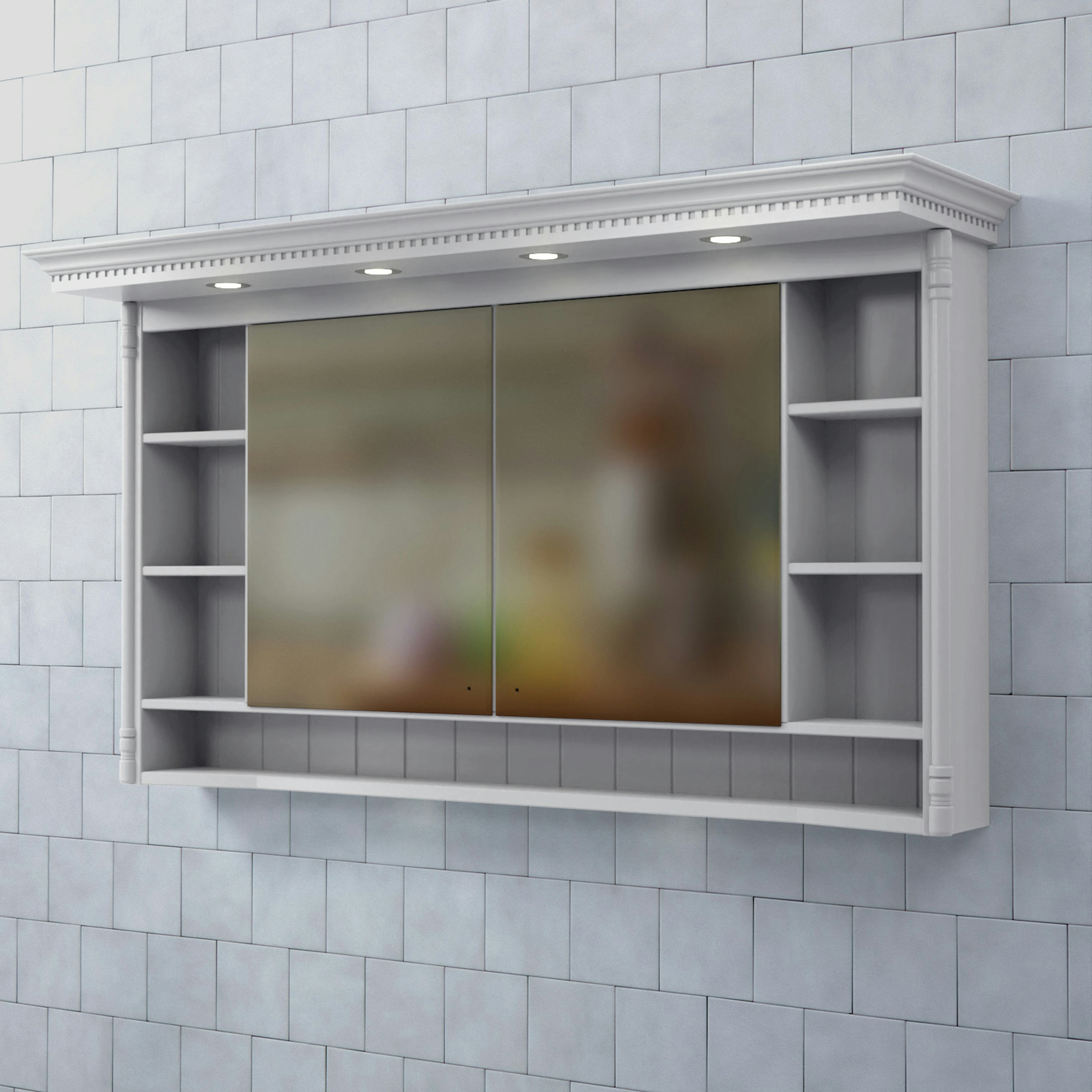 Spegelskåp Björbo Badrum Valhall med Belysning