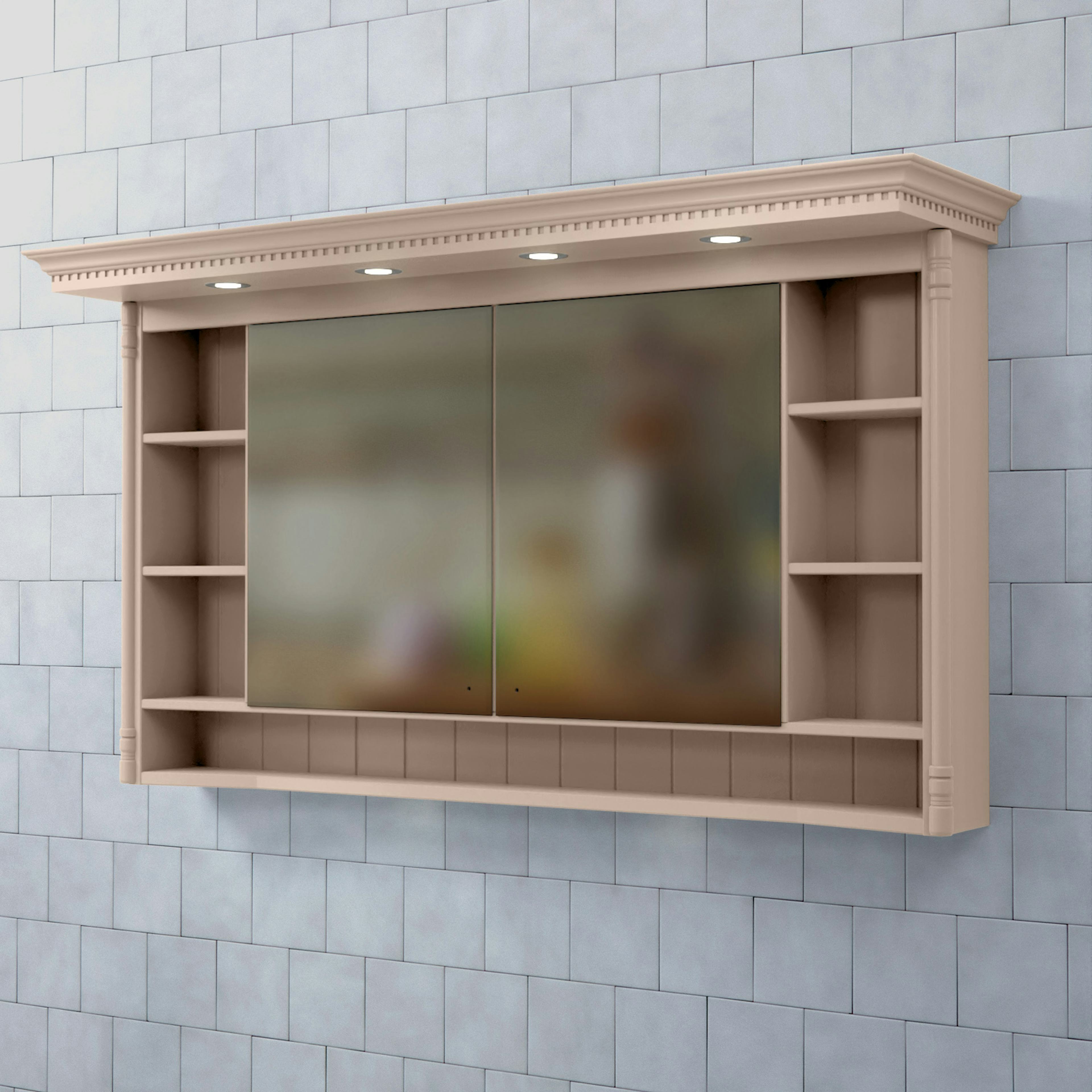 Spegelskåp Björbo Badrum Valhall med Belysning