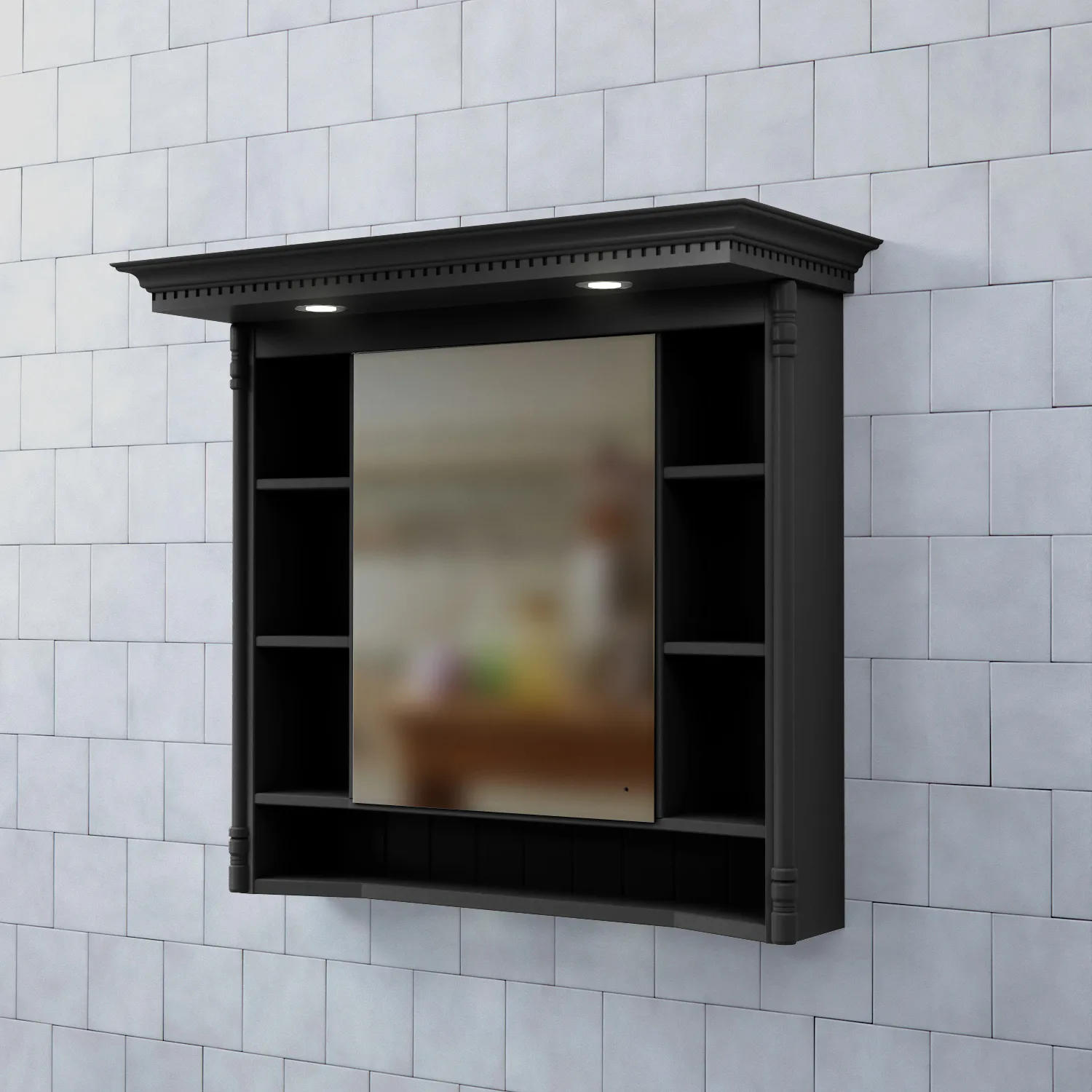 Spegelskåp Björbo Badrum Valhall med Belysning