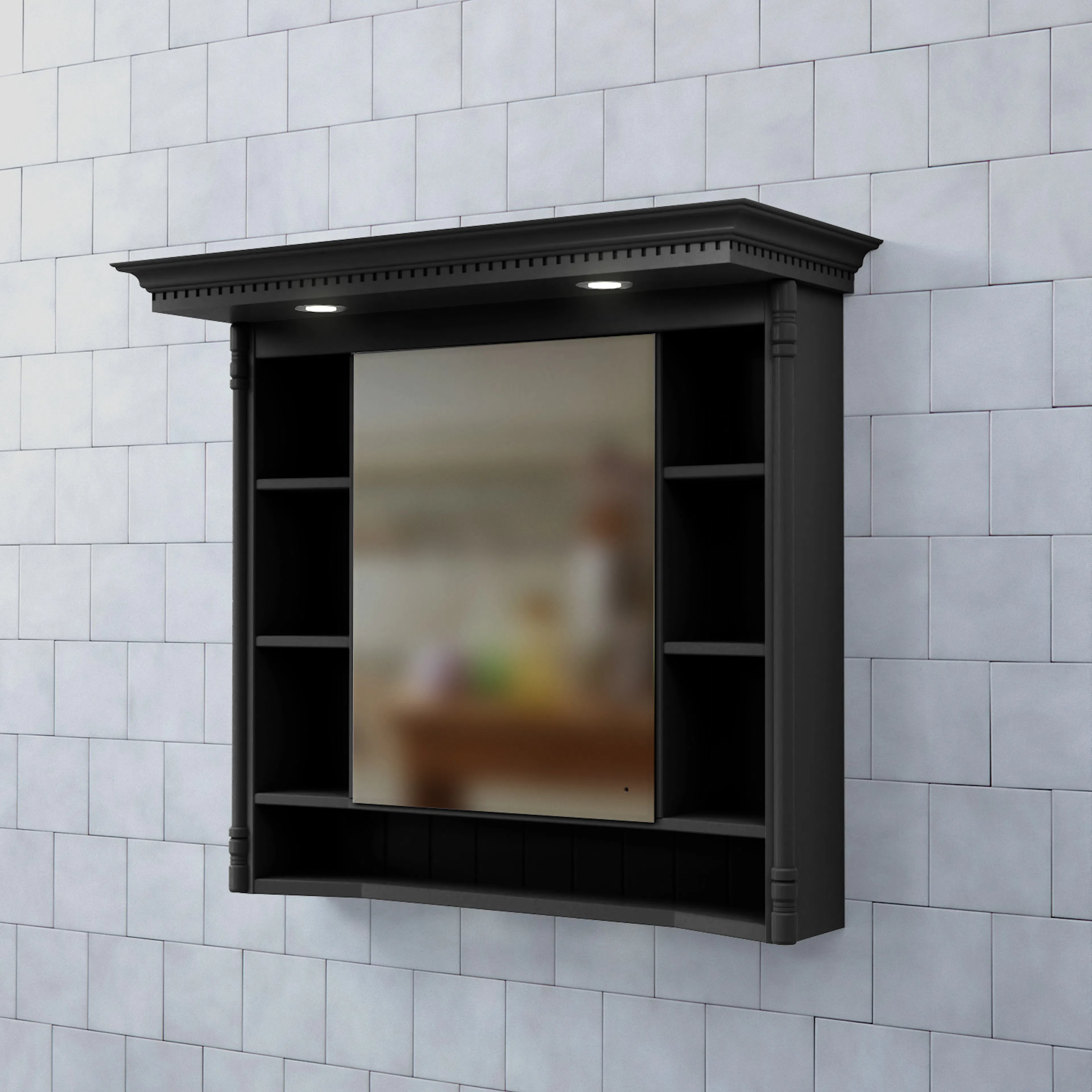 Spegelskåp Björbo Badrum Valhall med Belysning