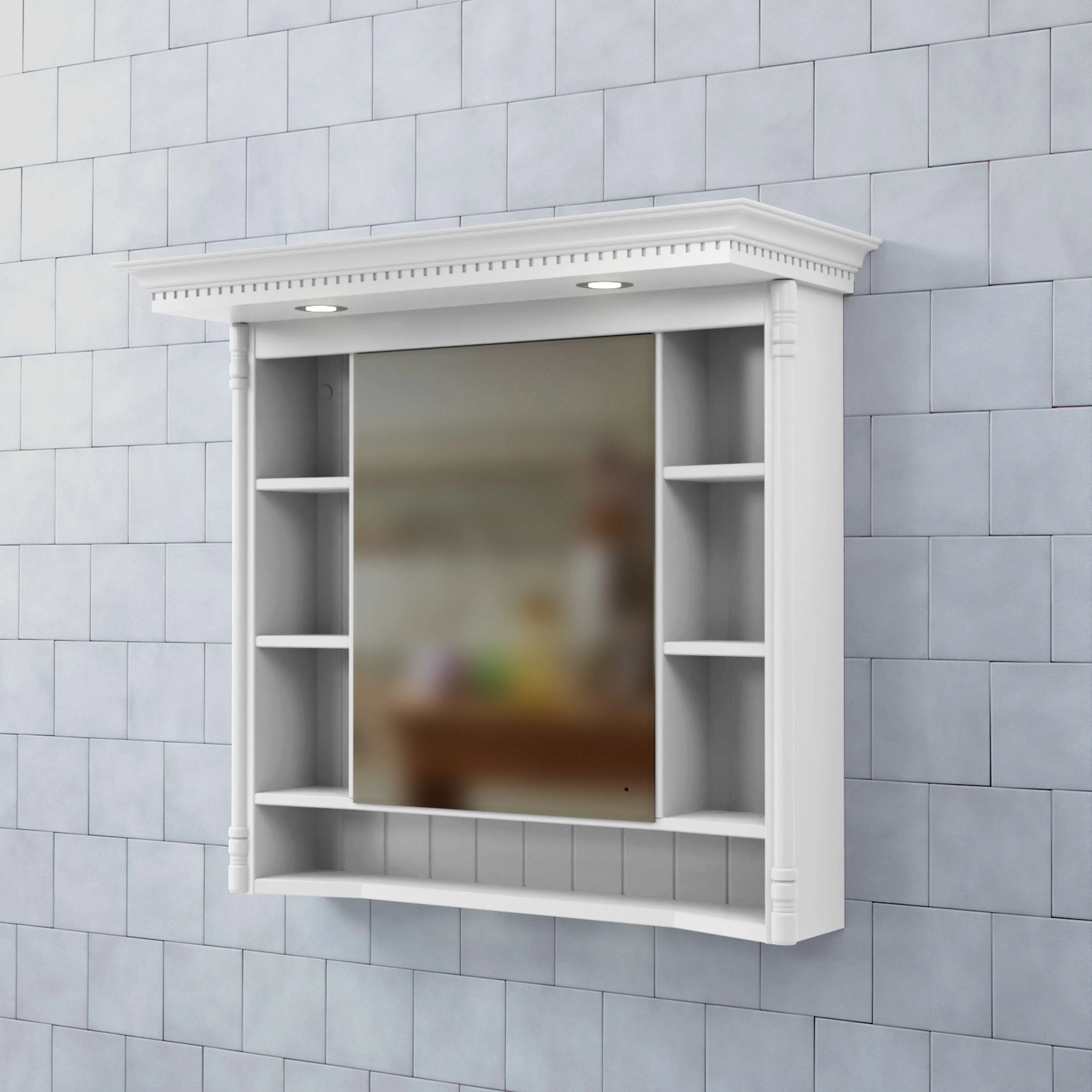 Spegelskåp Björbo Badrum Valhall med Belysning