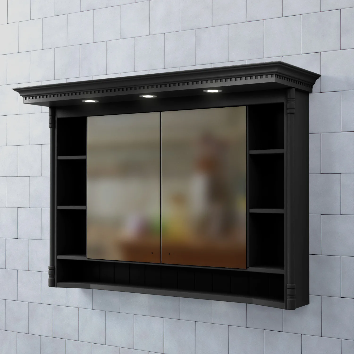 Spegelskåp Björbo Badrum Valhall med Belysning